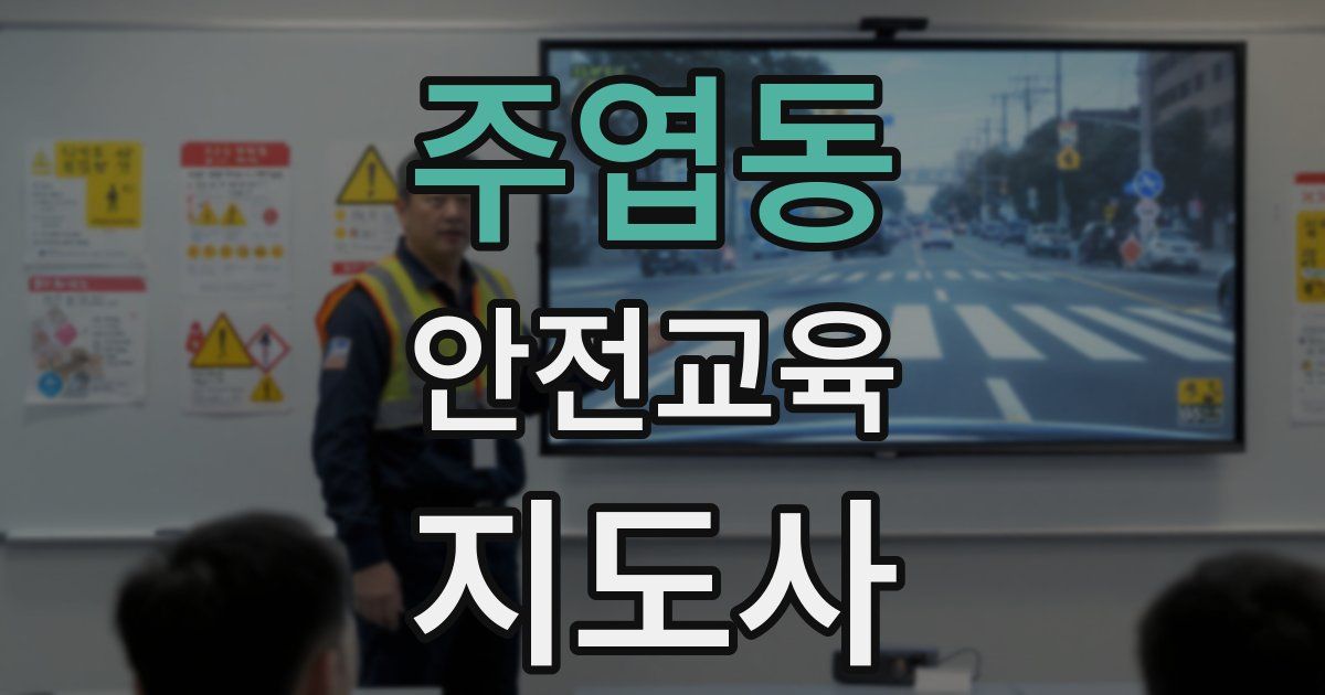 주엽동 안전교육지도사 자격증
