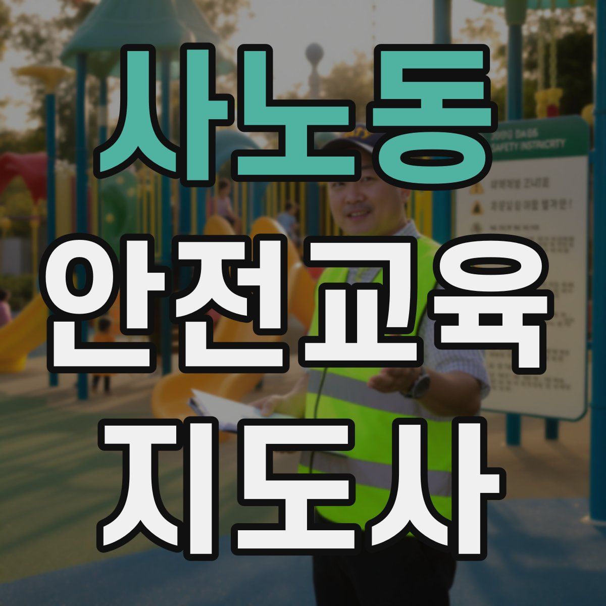 사노동 안전교육지도사 자격증