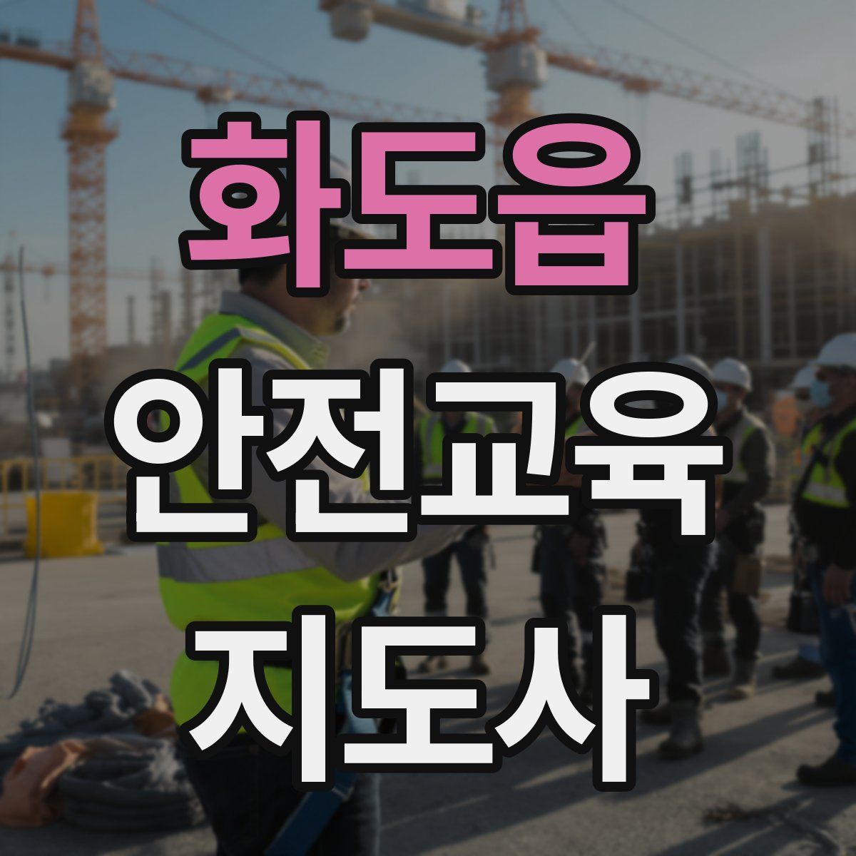 화도읍 안전교육지도사 자격증