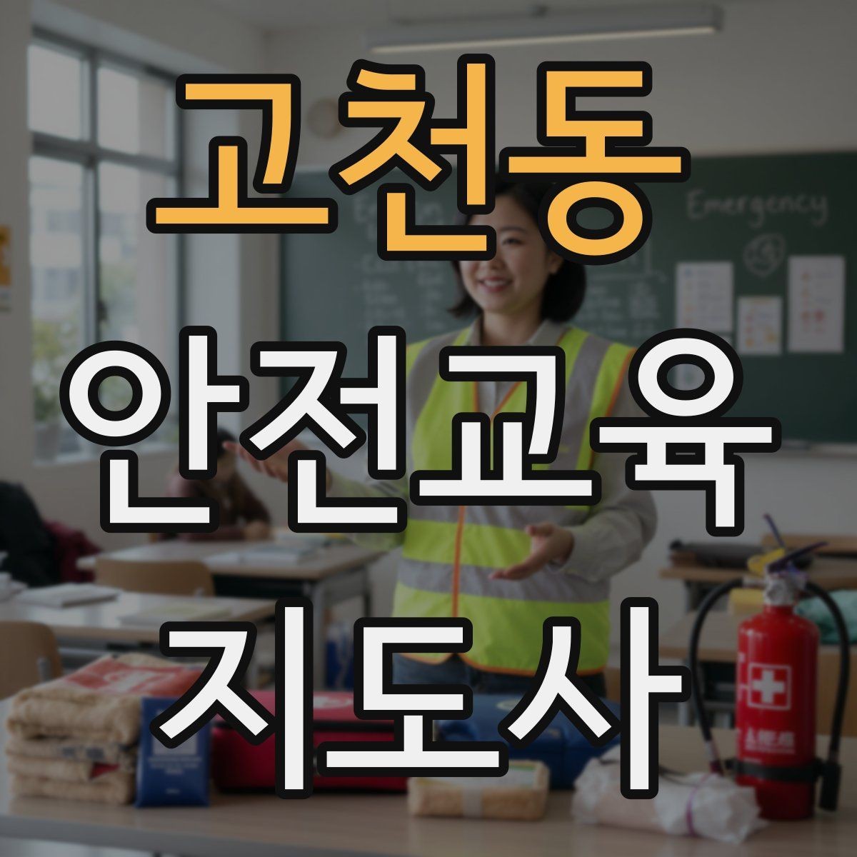 고천동 안전교육지도사 자격증 취득 후 활용 가능한 직무