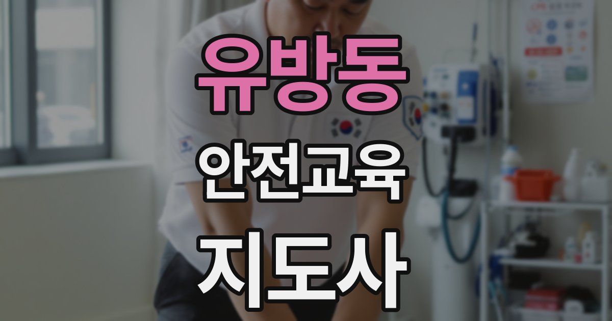 유방동 안전교육지도사 자격증