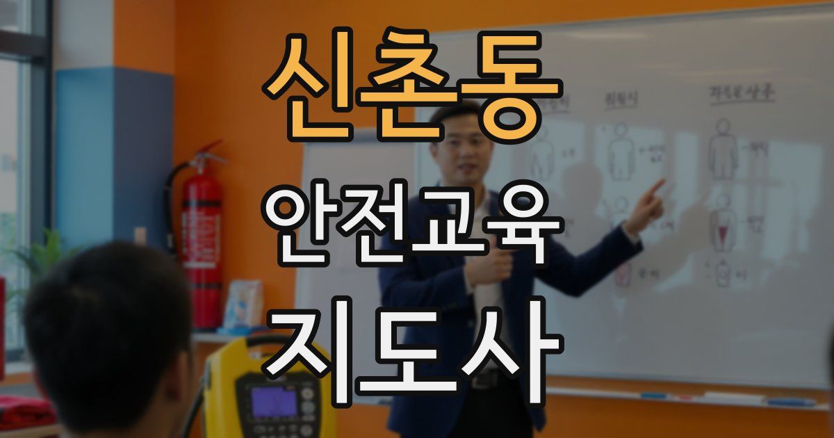신촌동 안전교육지도사 자격증