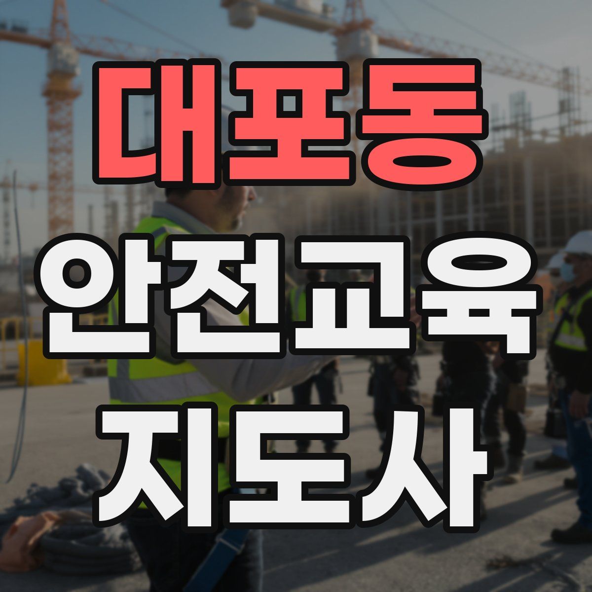대포동 안전교육지도사 자격증