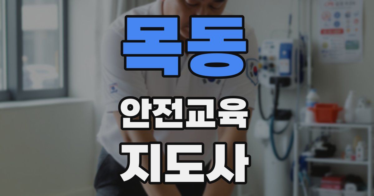 목동 안전교육지도사 자격증