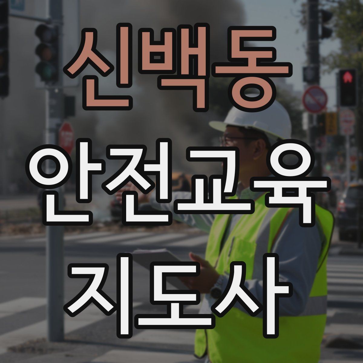 신백동 안전교육지도사 자격증 교육 활동 홍보 방법