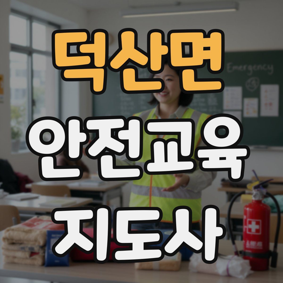 덕산면 안전교육지도사 자격증