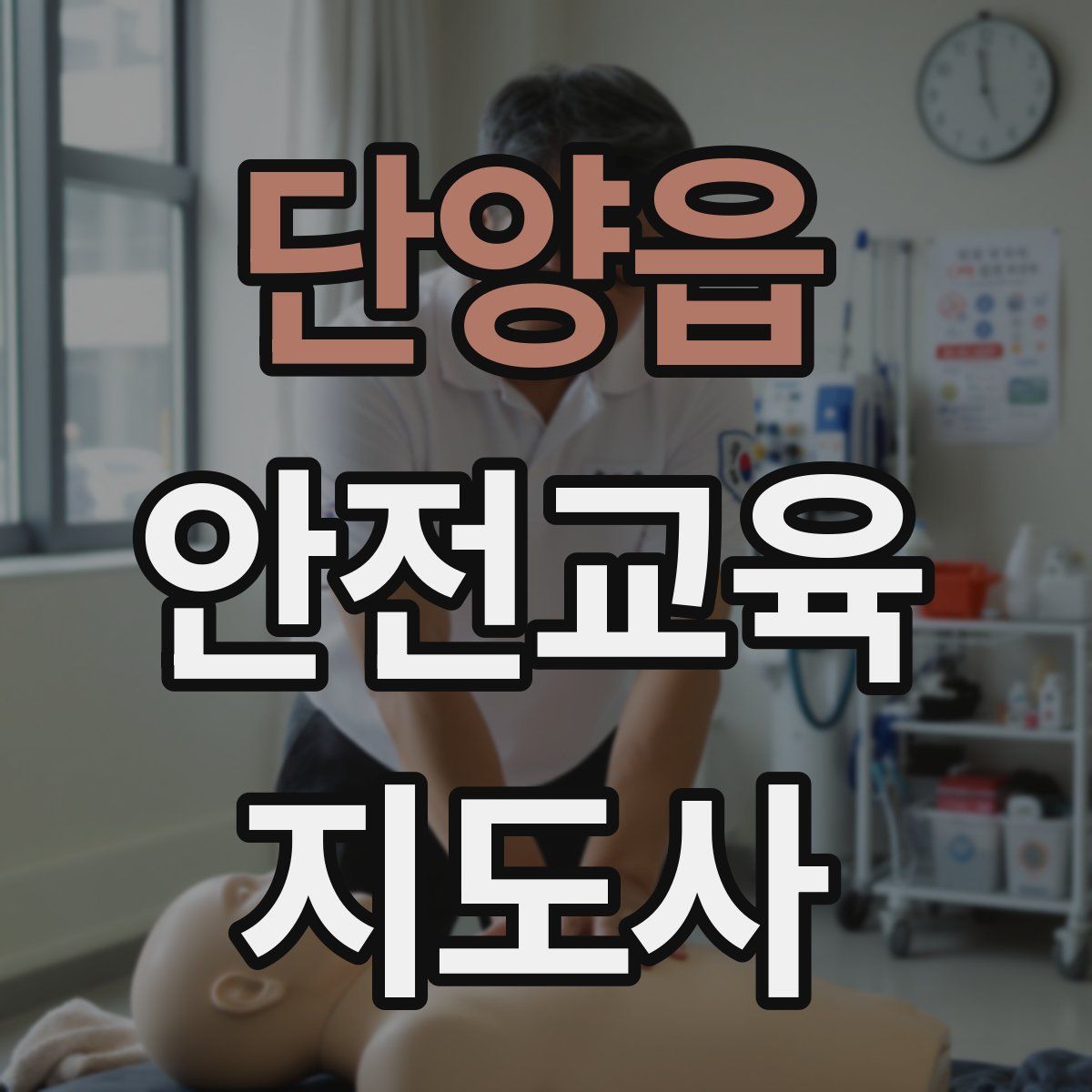 단양읍 안전교육지도사 자격증