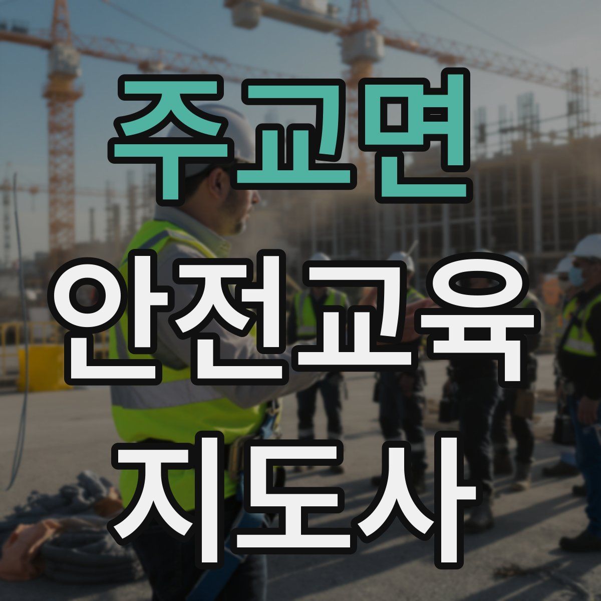 주교면 안전교육지도사 자격증