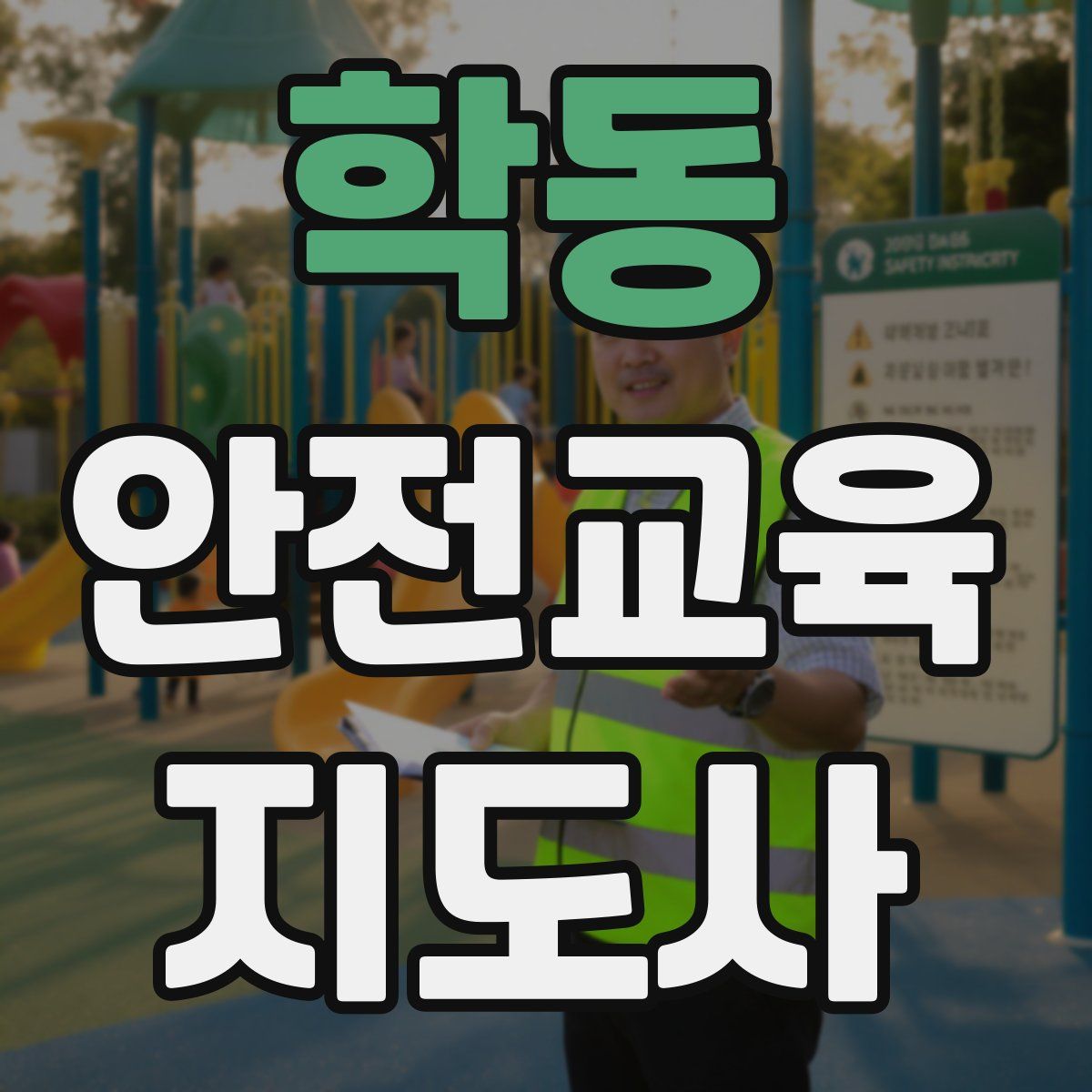 학동 안전교육지도사 자격증