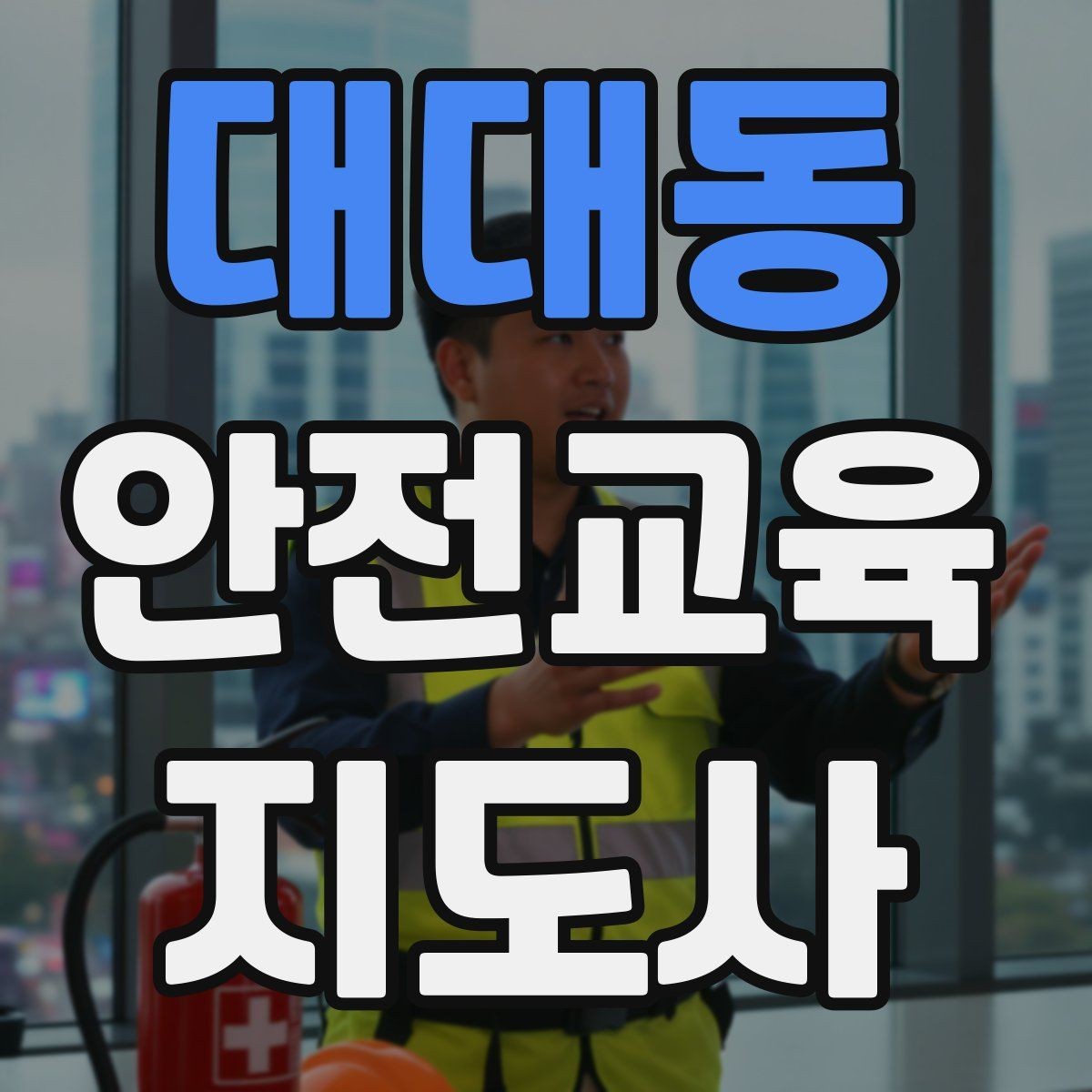 대대동 안전교육지도사 자격증 초보자가 준비할 때 주의점