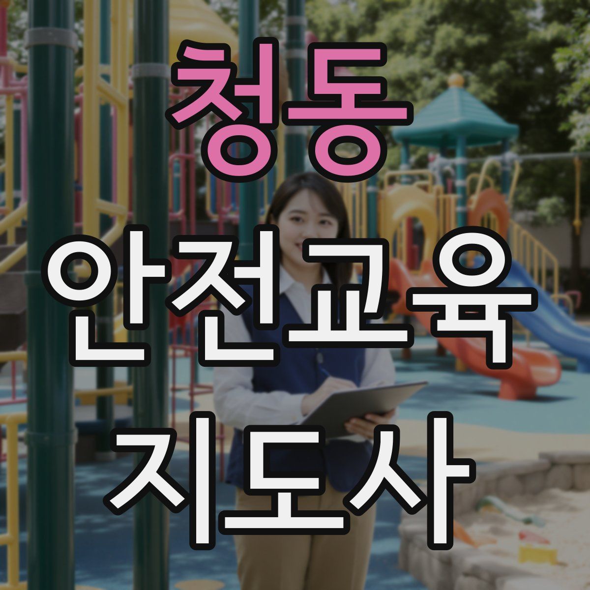 청동 안전교육지도사 자격증