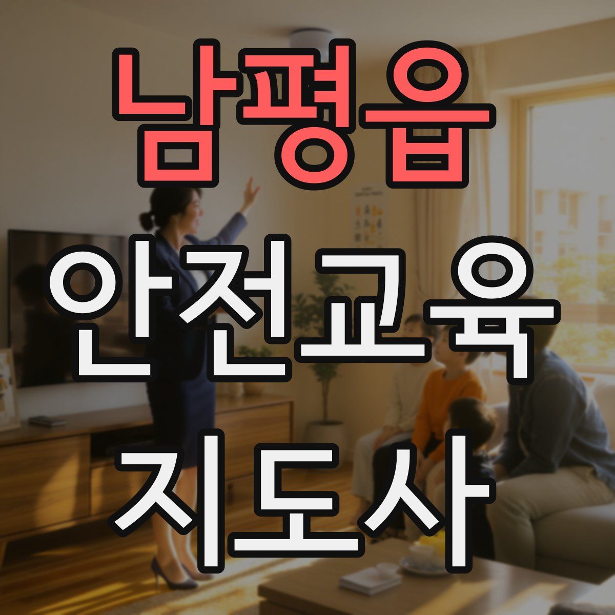 남평읍 안전교육지도사 자격증