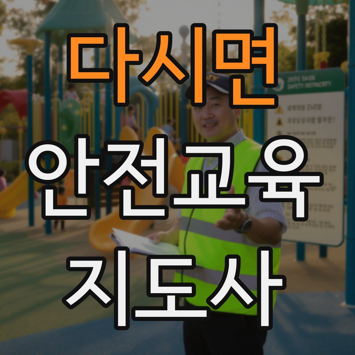 다시면 안전교육지도사 자격증