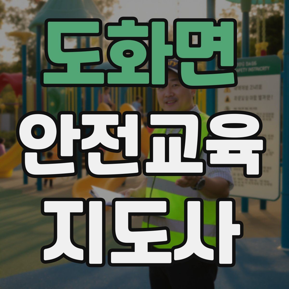 도화면 안전교육지도사 자격증 시험 문제 유형 알아보기