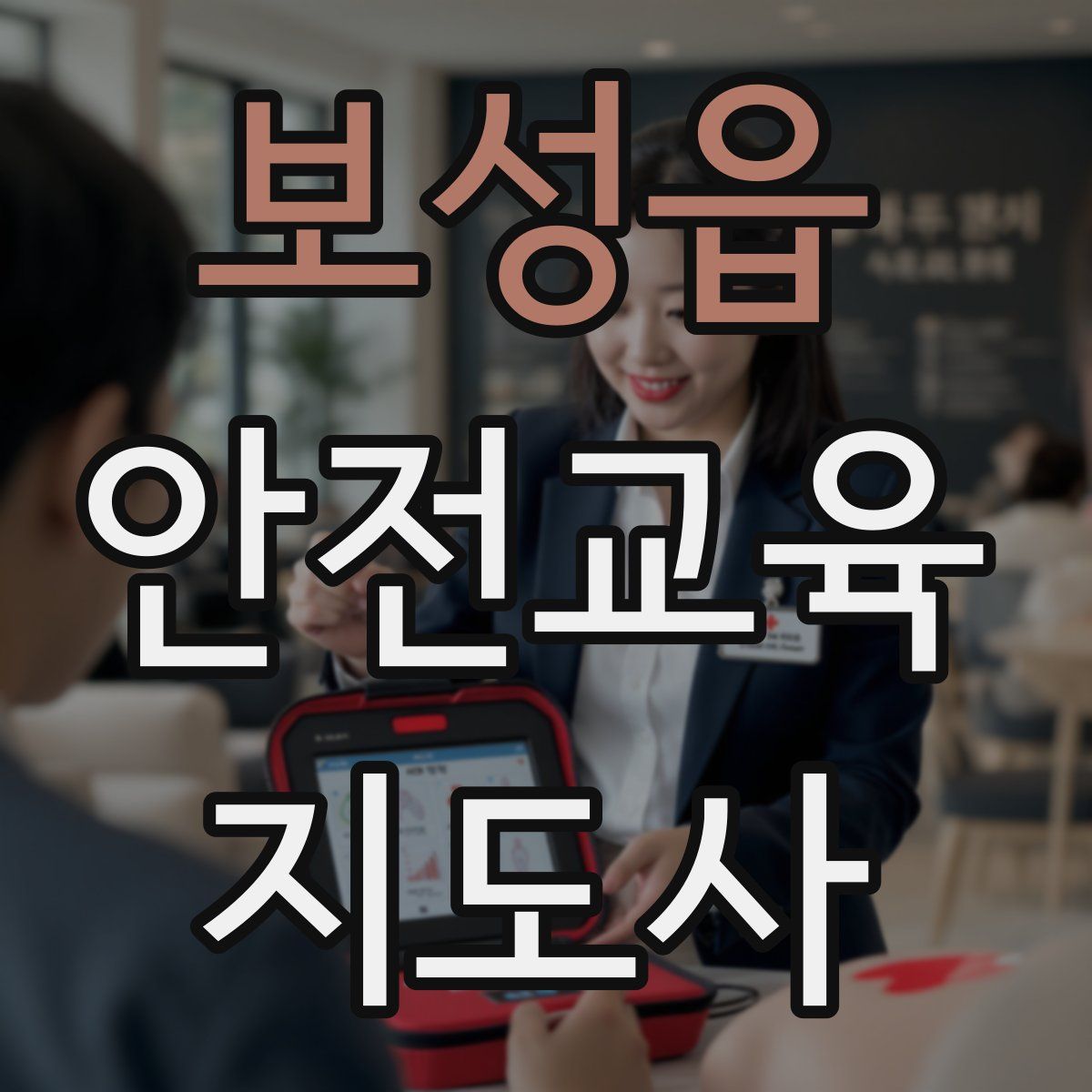 보성읍 안전교육지도사 자격증