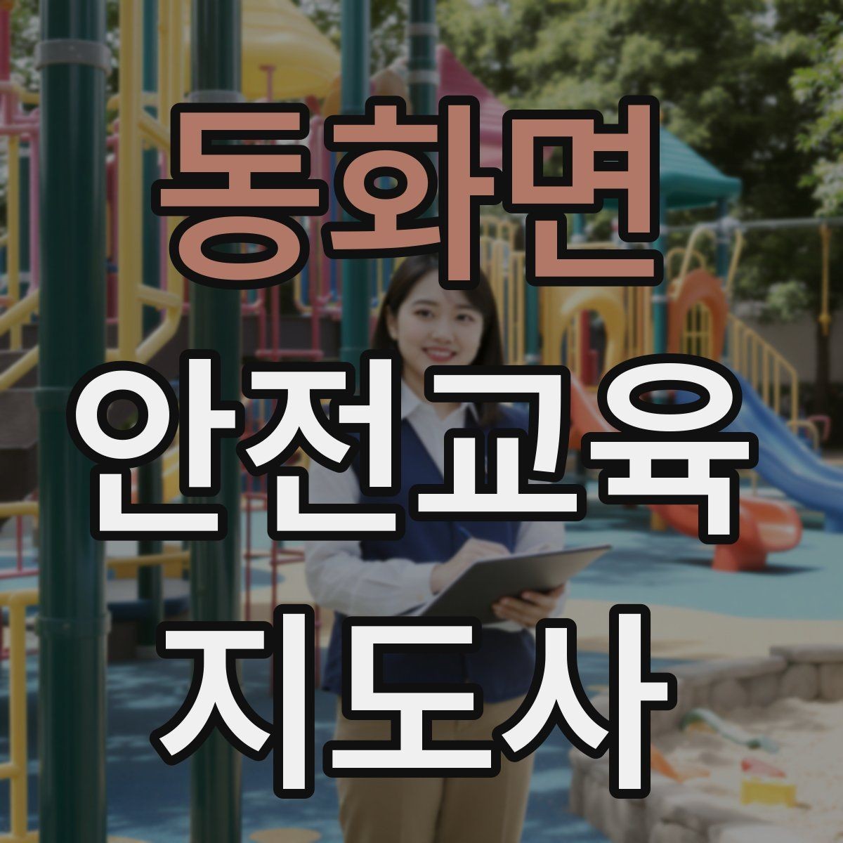 동화면 안전교육지도사 자격증 시험 과목 구성 정리