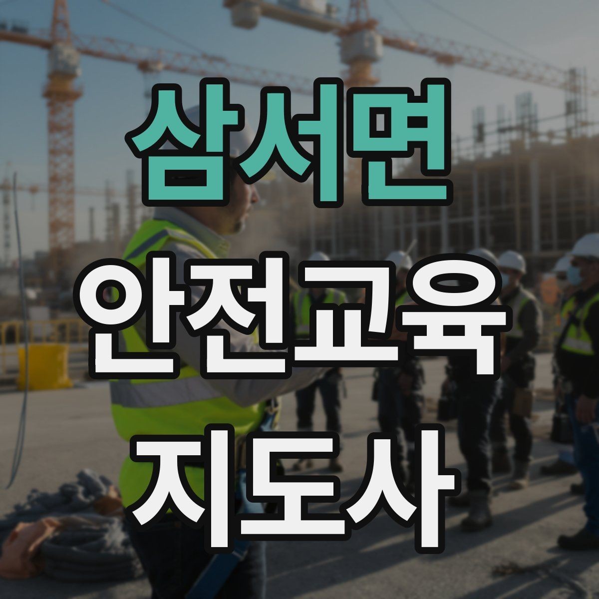삼서면 안전교육지도사 자격증 안전교육 분야 전망