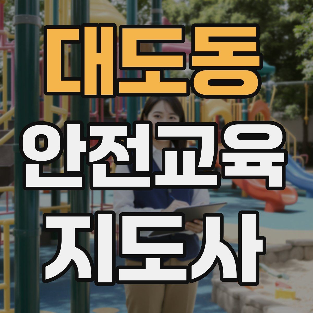 대도동 안전교육지도사 자격증 생활 안전교육 필요성