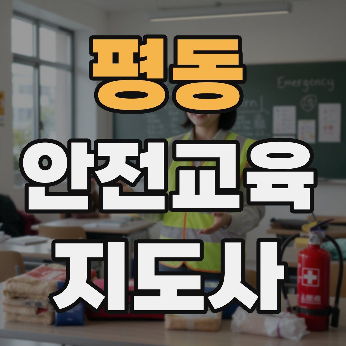 평동 안전교육지도사 자격증 교육 시간과 커리큘럼 정리