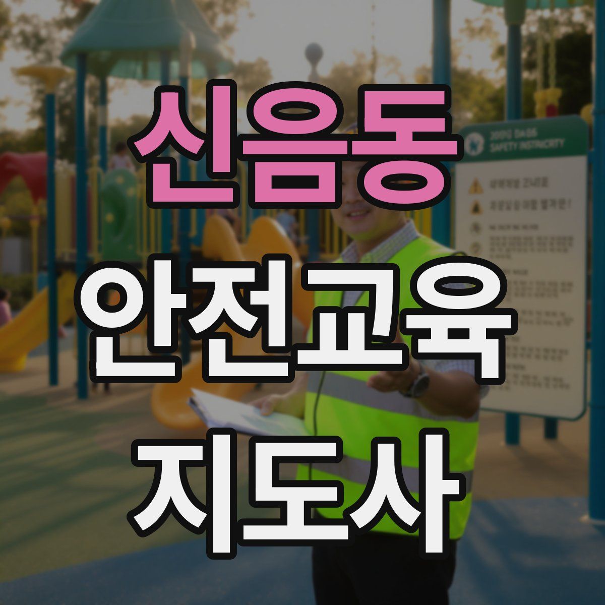 신음동 안전교육지도사 자격증