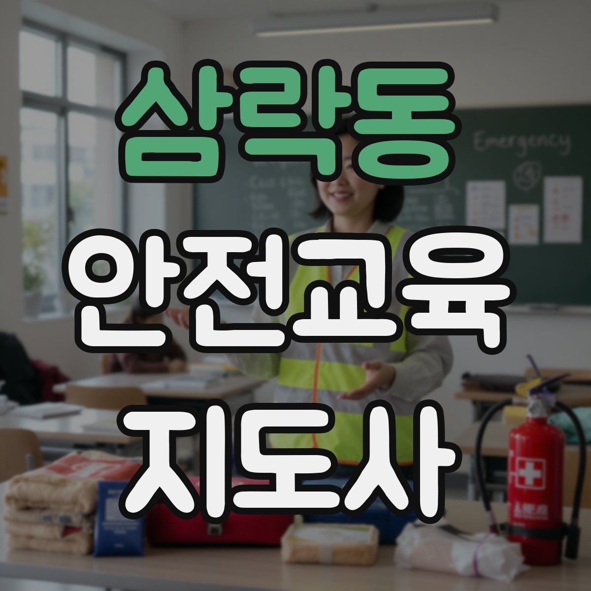 삼락동 안전교육지도사 자격증 사전 진단과 사후 평가를 활용하는 요령