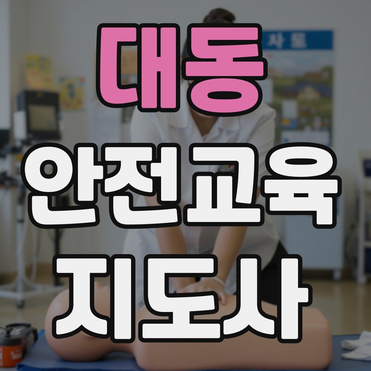 대동 안전교육지도사 자격증