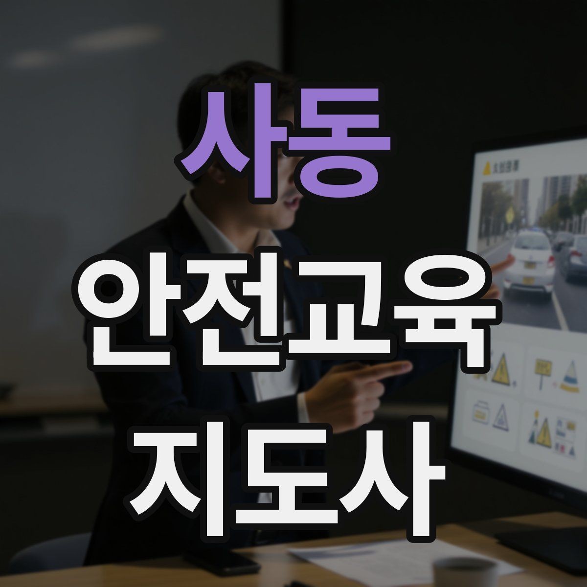 사동 안전교육지도사 자격증 생활 안전교육 프로그램 예시