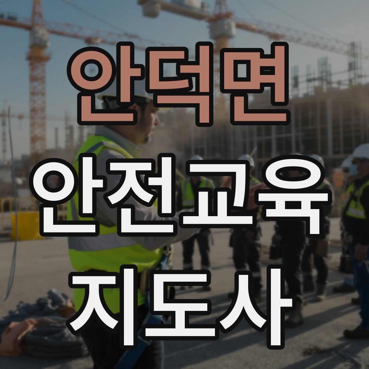 안덕면 안전교육지도사 자격증