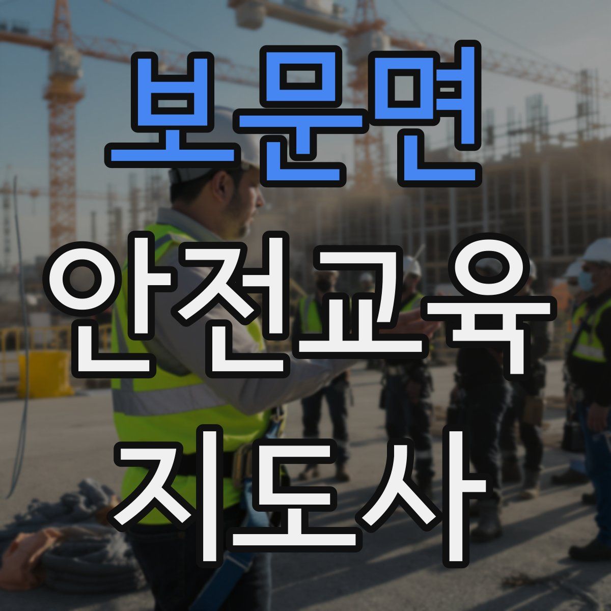 보문면 안전교육지도사 자격증