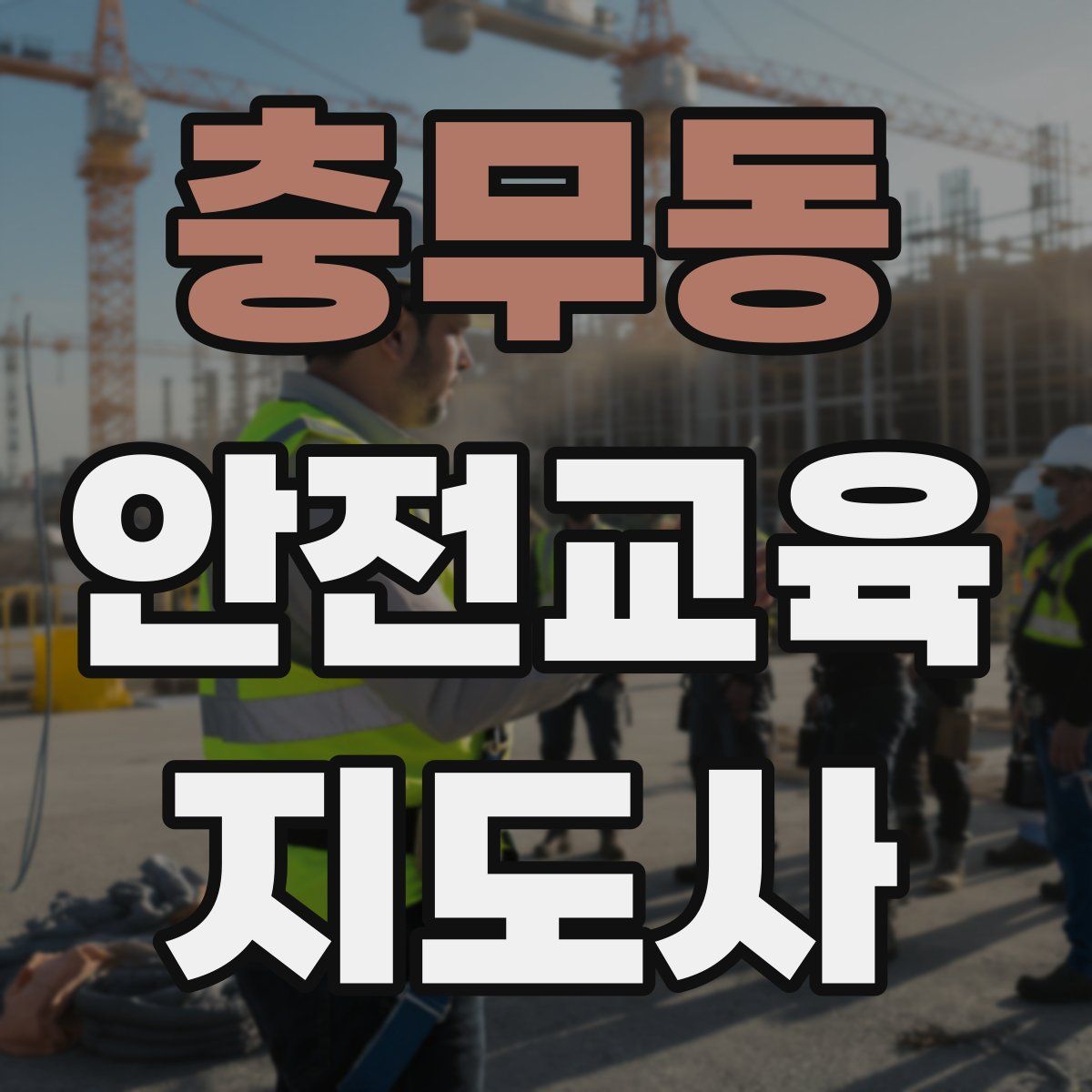 충무동 안전교육지도사 자격증