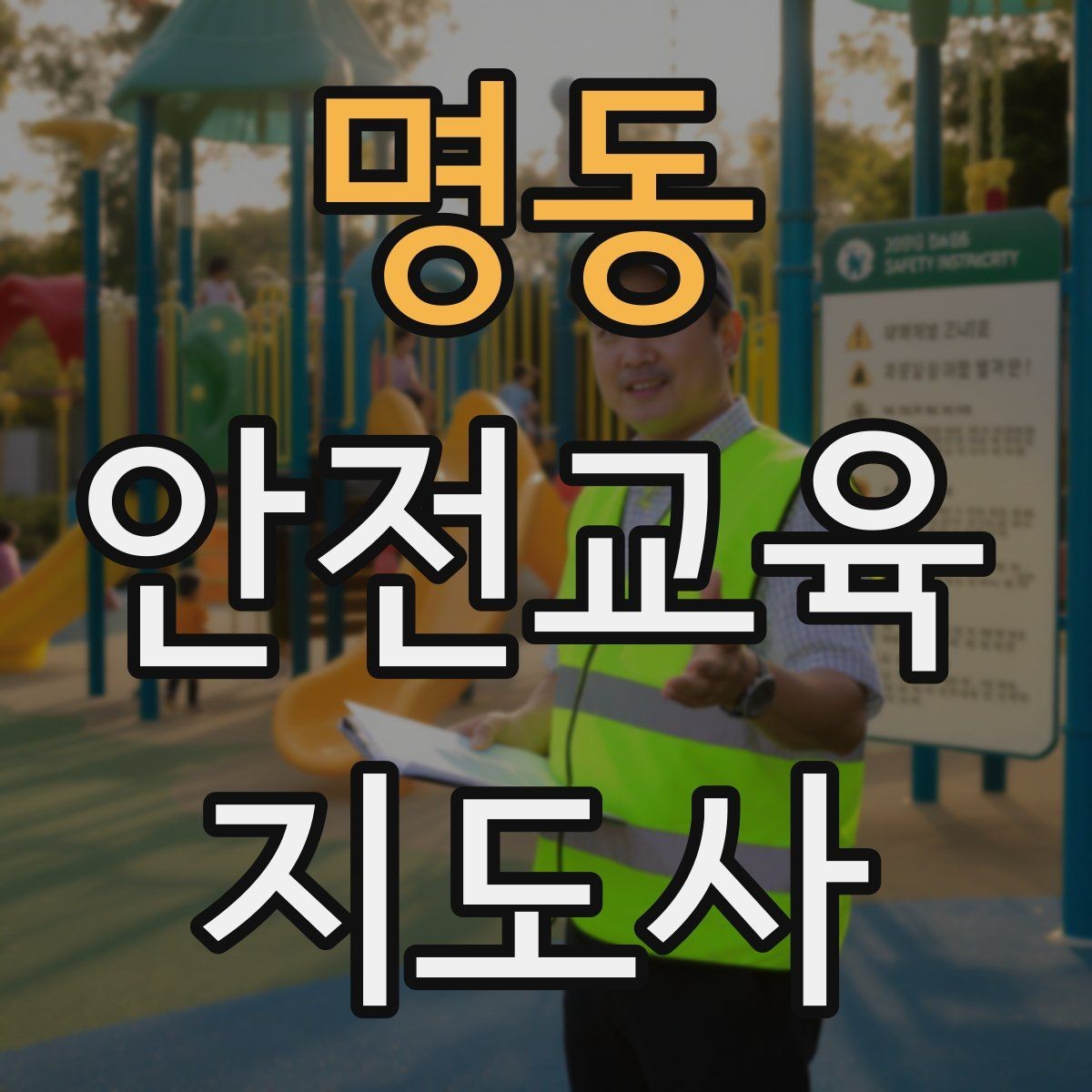 명동 안전교육지도사 자격증 안전교육 콘텐츠 만드는 방법