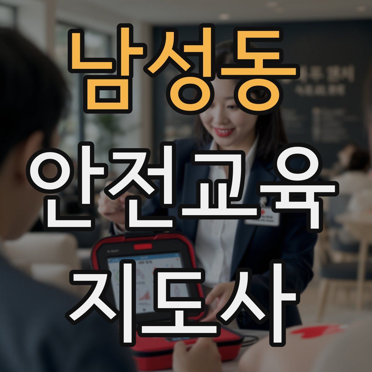 남성동 안전교육지도사 자격증