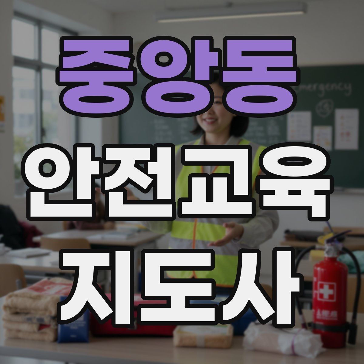 중앙동 안전교육지도사 자격증 강의 만족도 높이는 방법