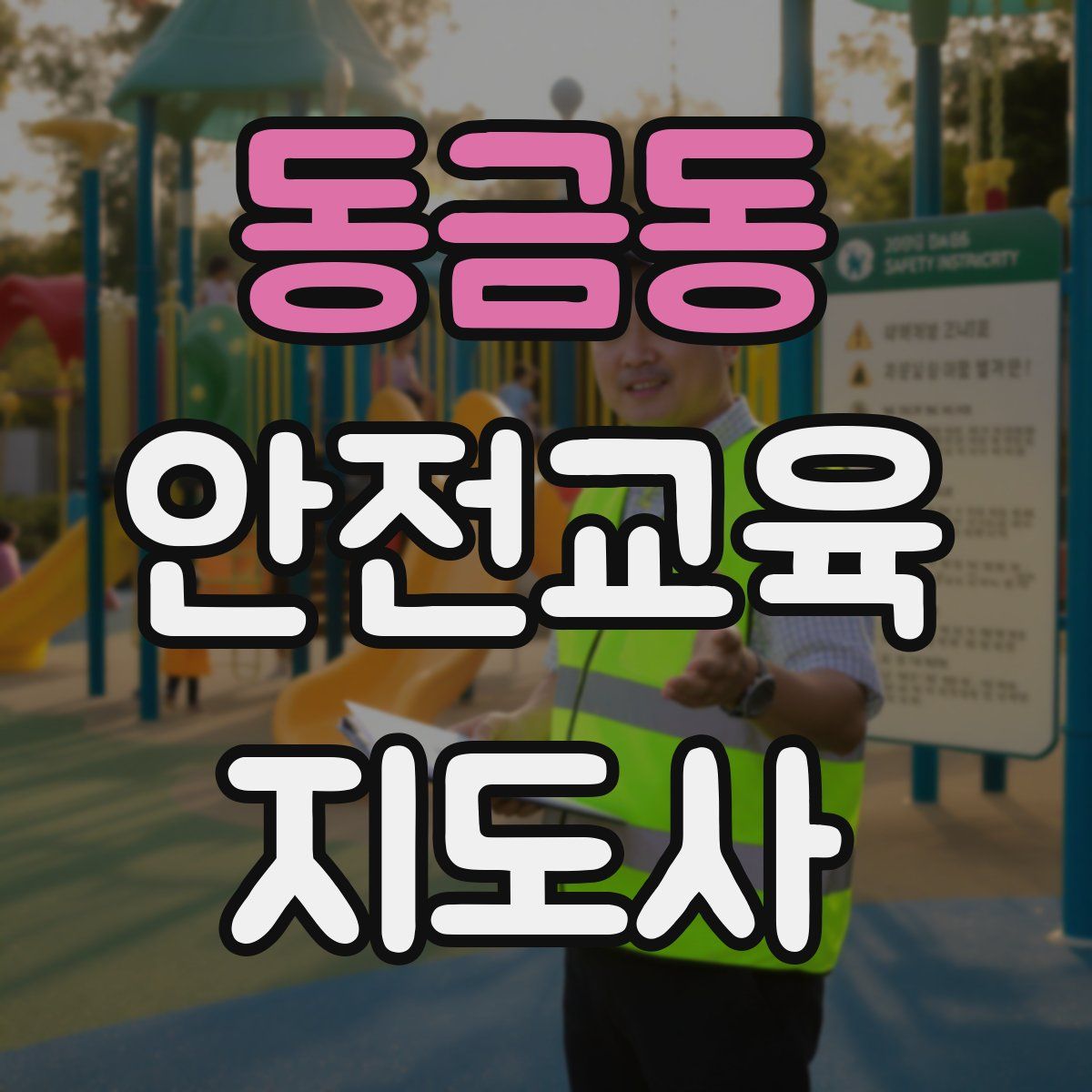 동금동 안전교육지도사 자격증