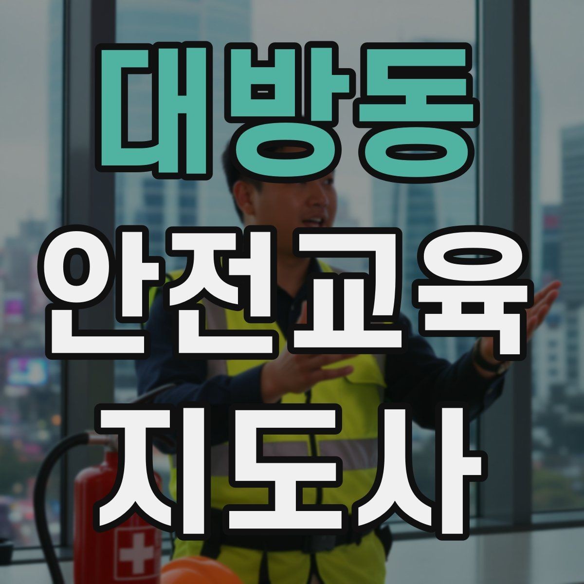 대방동 안전교육지도사 자격증 독학 준비 시 필요한 자료