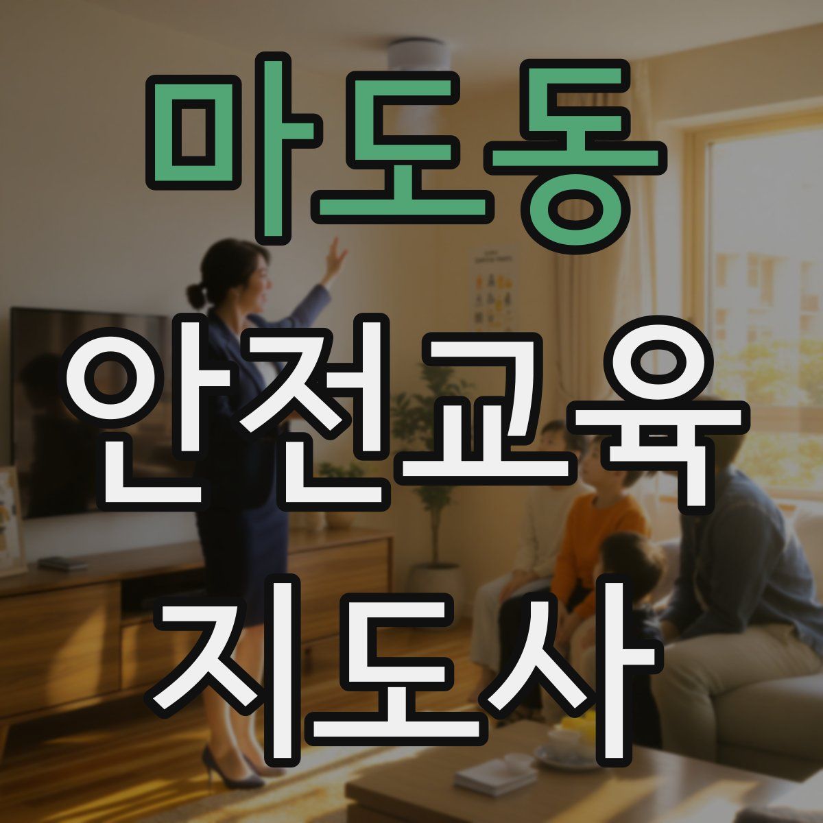 마도동 안전교육지도사 자격증