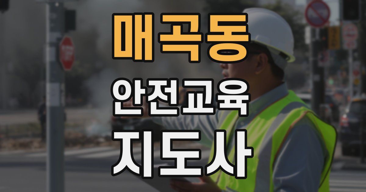매곡동 안전교육지도사 자격증