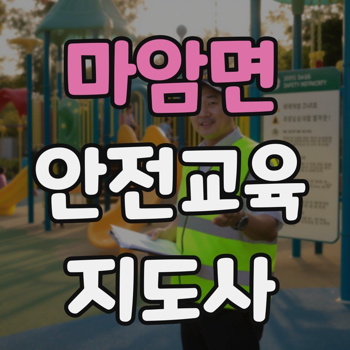 마암면 안전교육지도사 자격증 체험형 안전교육 프로그램 예시