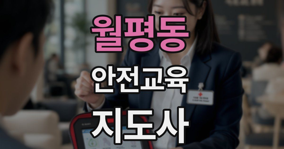 월평동 안전교육지도사 자격증