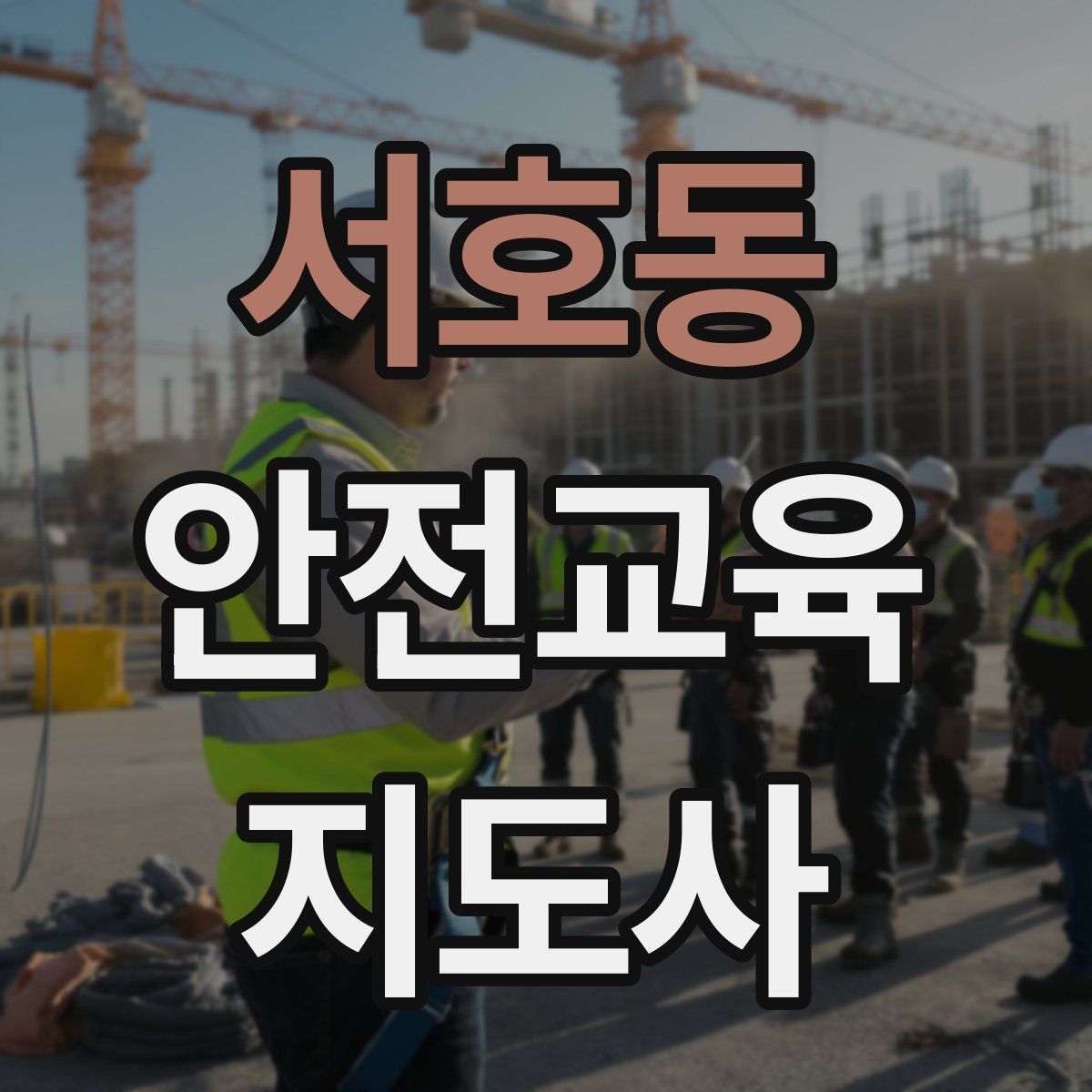 서호동 안전교육지도사 자격증