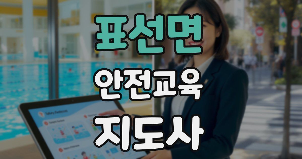 표선면 안전교육지도사 자격증