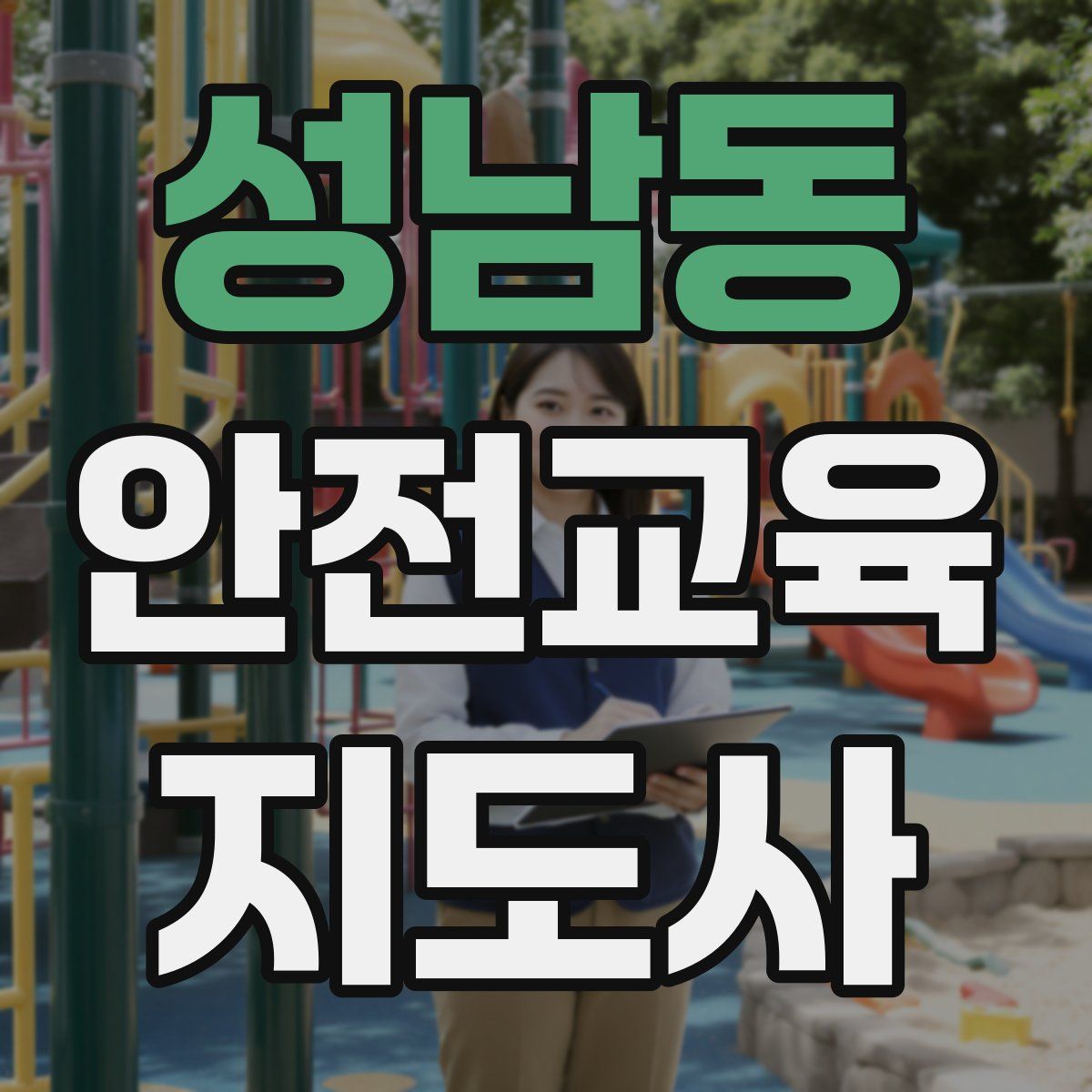 성남동 안전교육지도사 자격증