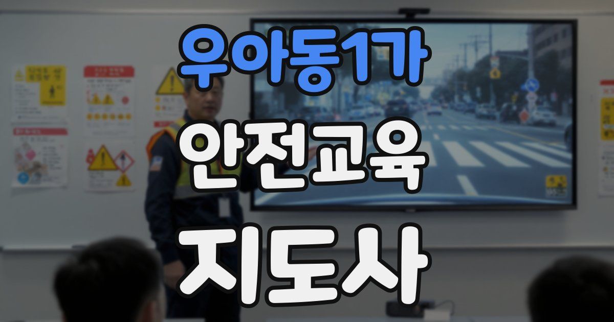우아동1가 안전교육지도사 자격증