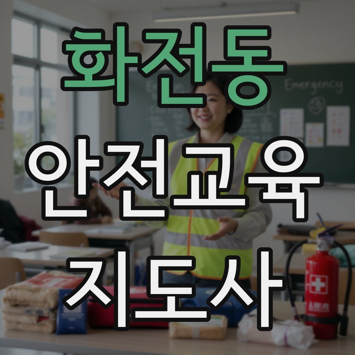 화전동 안전교육지도사 자격증 강의 진행 시 유의할 점