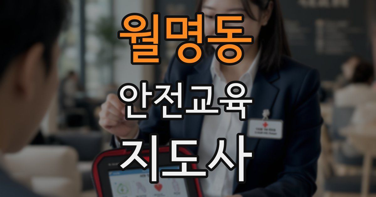 월명동 안전교육지도사 자격증