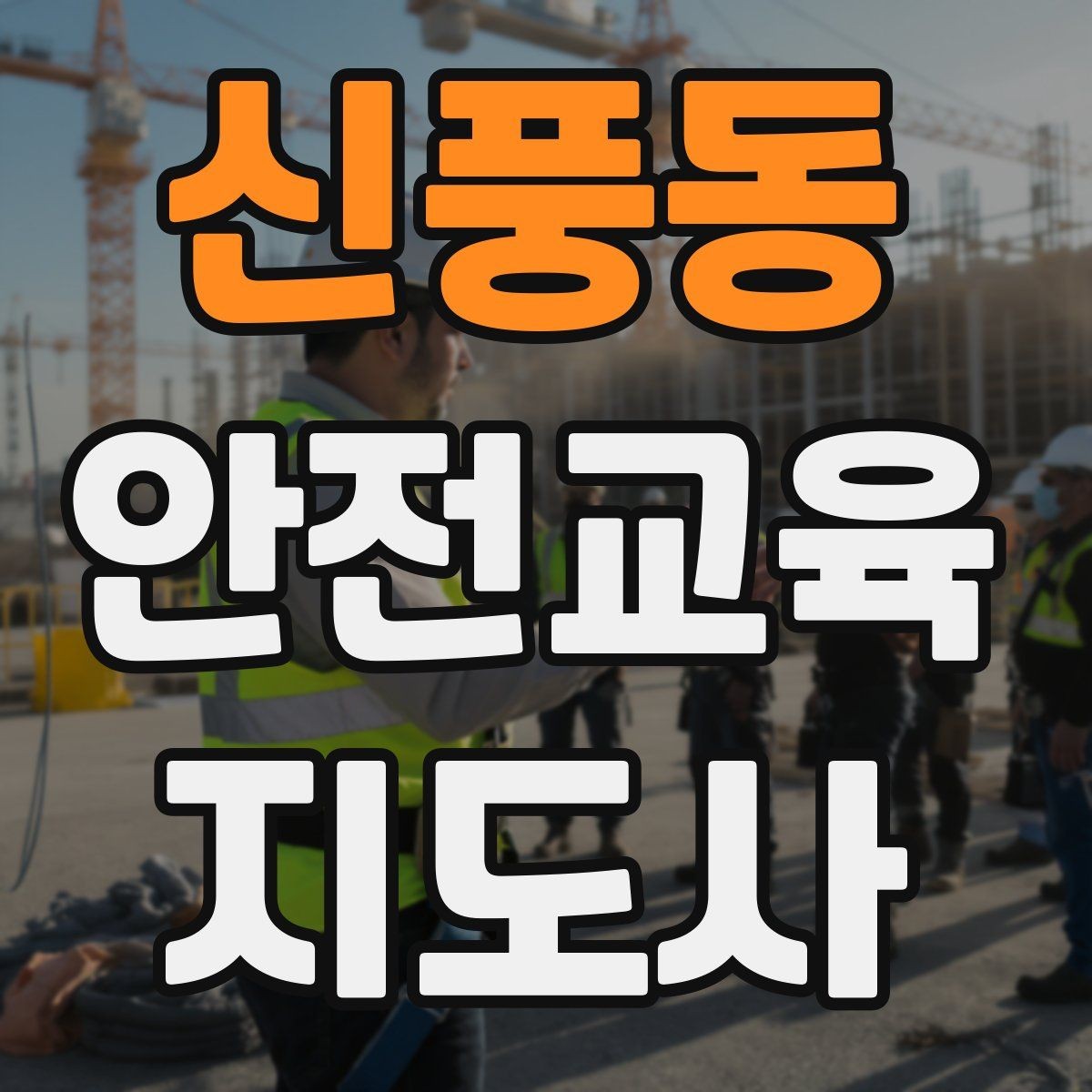 신풍동 안전교육지도사 자격증 시험 문제 유형 알아보기