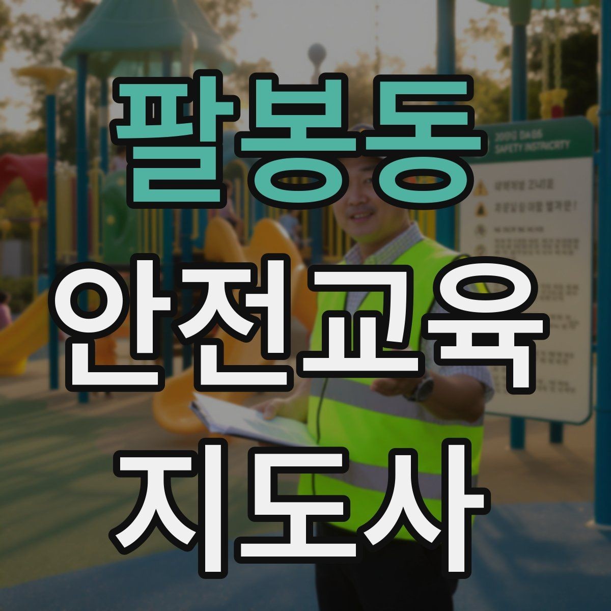 팔봉동 안전교육지도사 자격증 역할극을 활용한 교육 진행법