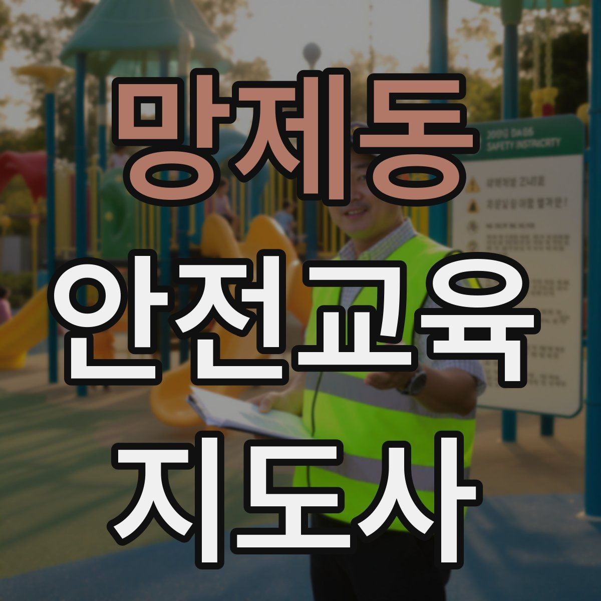 망제동 안전교육지도사 자격증 취득 전에 알아두면 좋은 정보