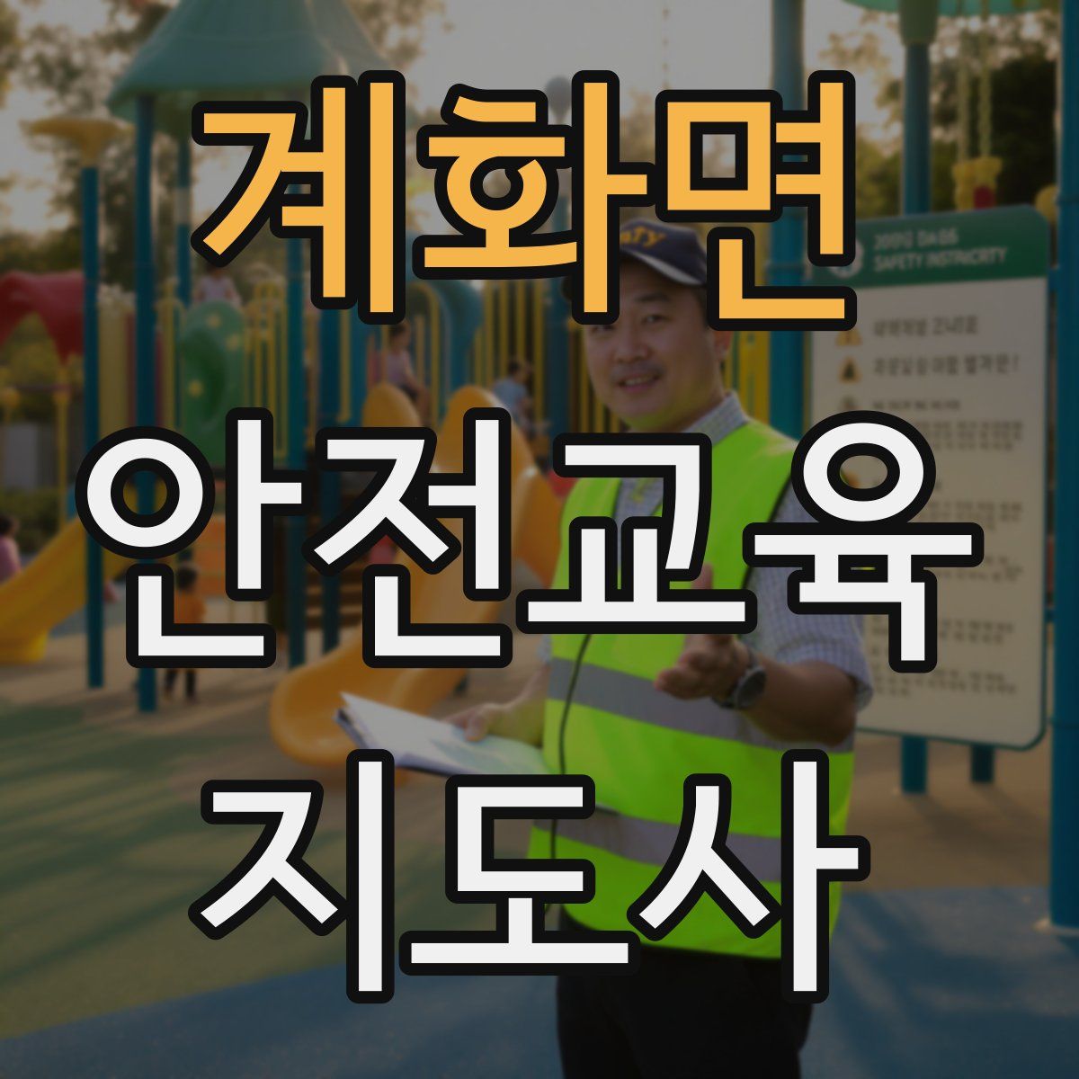 계화면 안전교육지도사 자격증
