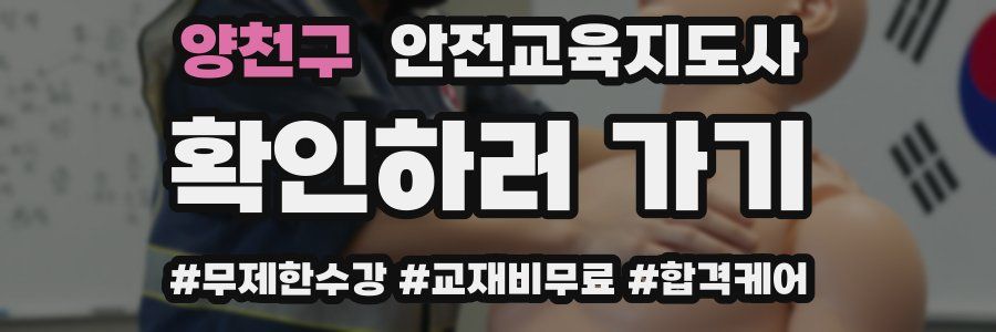 양천구 안전교육지도사 자격증